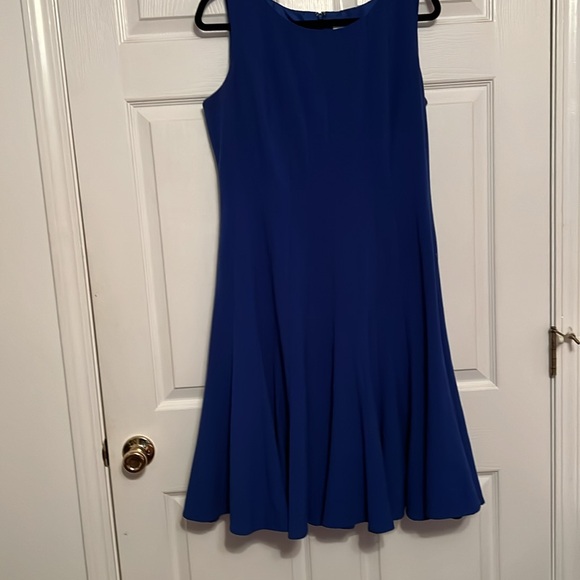 CALVIN KLEIN FULLY LINED DRESS SIZE 12 POLYESTER, RAYON, SPANDEX, DRY CLEAN ONLY - Picture 2 of 5
